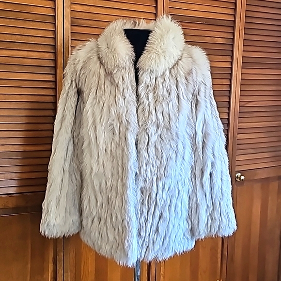Vintage SAGA FOX genuine fur jacket excellent rarely worn soft warm elegant - Picture 3 of 14